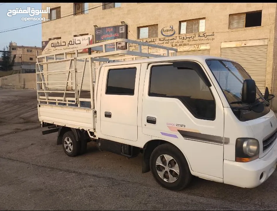 كيا بنجو دبل كبين للبيع بكم ماشاء الله مش مدعوك 9999