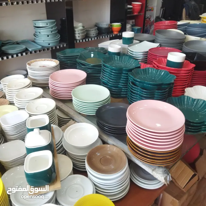 شروة صحون بورسلان للبيع بسعر مغري جدا