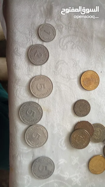 قطع النقود التونسية القديمة