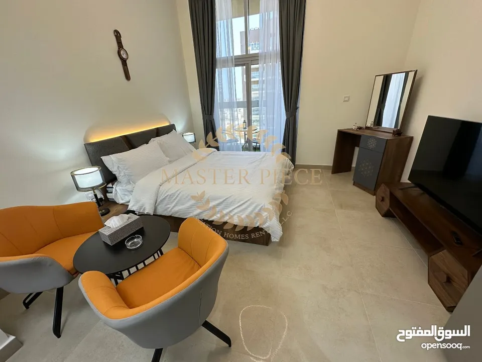 استوديو الإيجار دبي الفرجان شهري Studio for rent in Dubai Al Furjan monthly