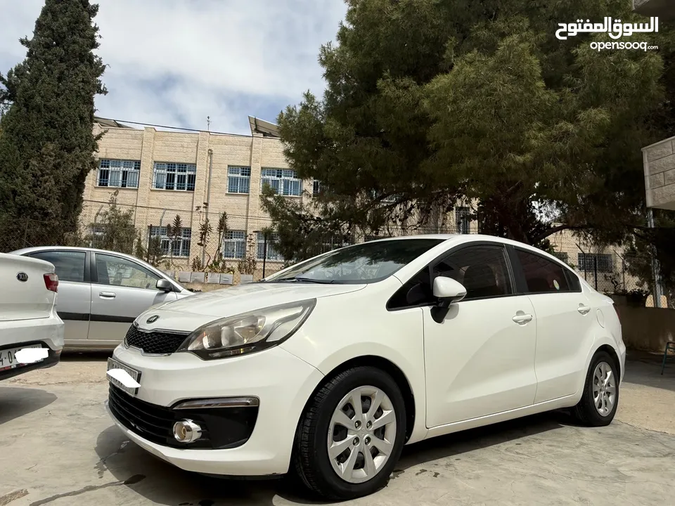 كيا برايد / ريو بحالة الشركة لسا بالنايلون عداد فقط 40 الف