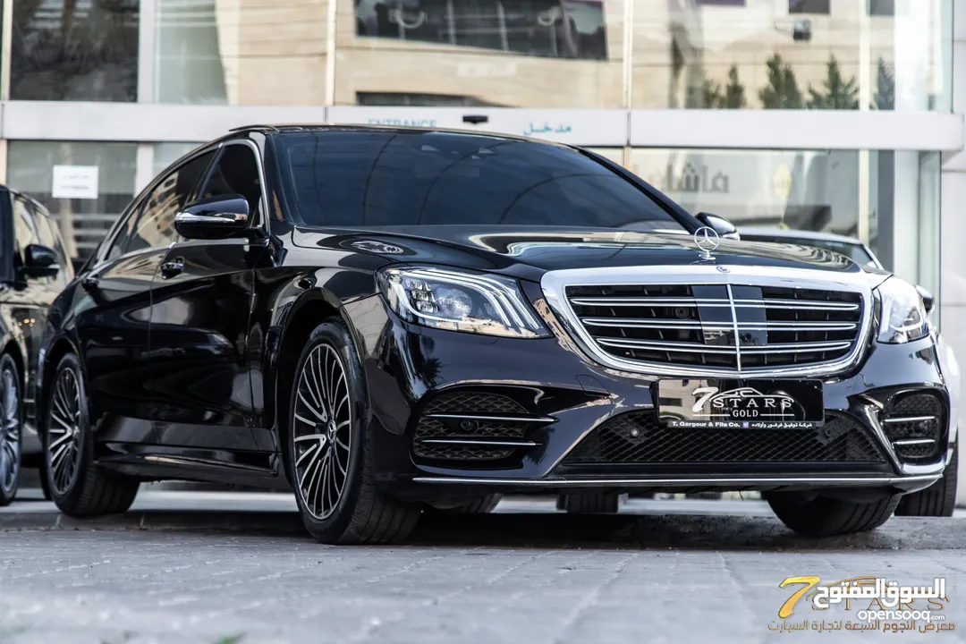 Mercedes S320 2019 Amg kit   السيارة وارد الشركة و قطعت مسافة 68,000 كيلو متر فقط