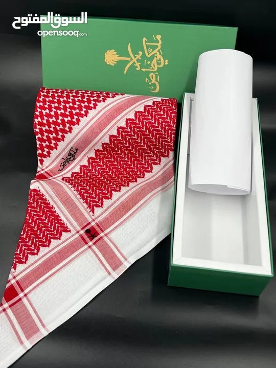 شماغ احمر وابيض جفنشي وكارتير ومونت بلانك جميع الماركات هاي كوالتي مع الملحقات احدث البصمات 2025