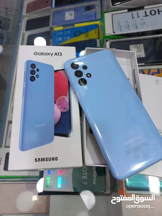 مستعمل اخو الجديد Samsung A13 رام 8 جيجا 64 و 128 أغراضة والكرتونه الأصلية متوفر توصيل