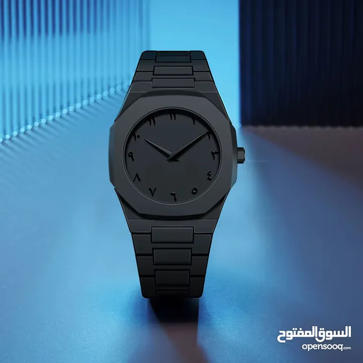 Montre Arabe All in Black pour Homme - ساعة رجالية فاخرة