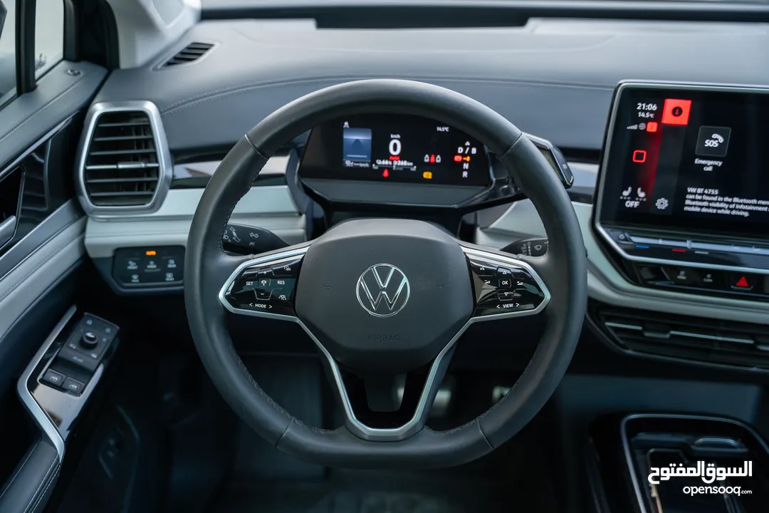 Volkswagen ID6 Pro 2022 + 2023  مستعمل و كفالة اتوهب فحص اتوسكور 90% فما فوق