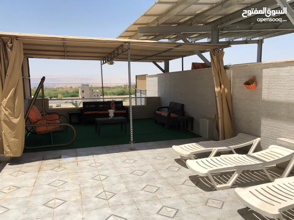 شاليه للبيع في البحر الميت شارع الفنادق منطقه سويمه