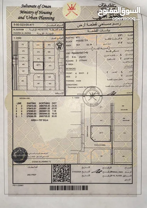 ارض كورنر خضراء السيح