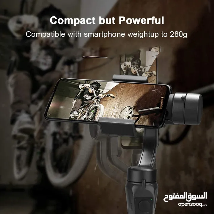 المثبت الذكي المضاد للاهتزاز (حامل بانورامي) F6 Smartphone Gimbal 3-Axis Handhel