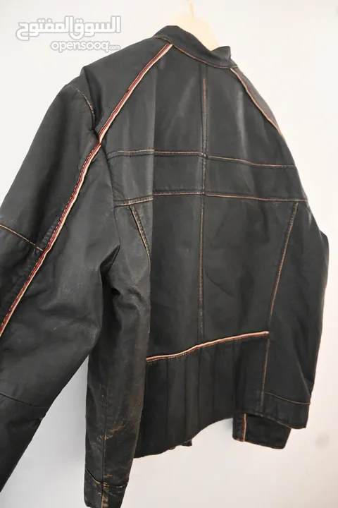 VINTAGE AMERICAN LEATHER JACKET WITH DETAILING