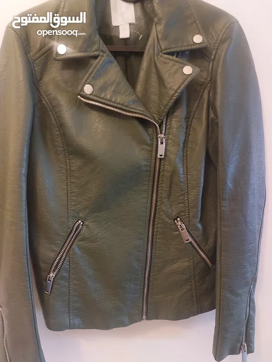 olive green jacket