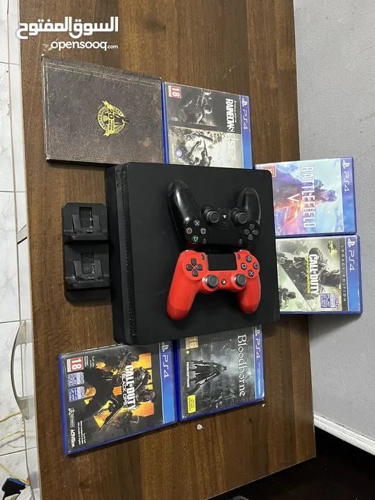 Ps4 slim 1tb with 6 cds!!!