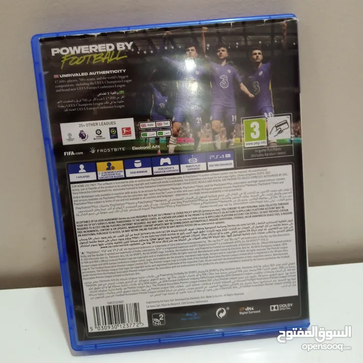 CD FIFA 22 للبيع بحاله ممتازه PS4