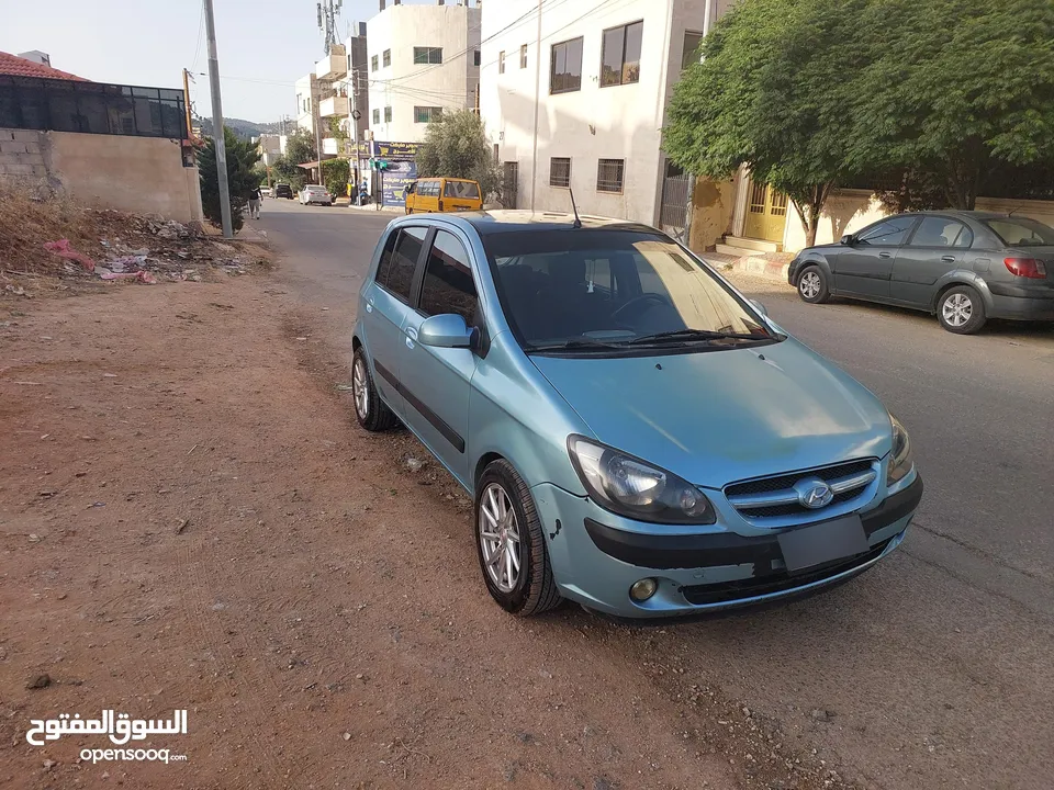 هيونداي جيتز 2006 Hyundai Getz ماتور (((((1600))))) سي سي جير عادي  فحص 2 قصعات امامي و 2 جيد خلفي