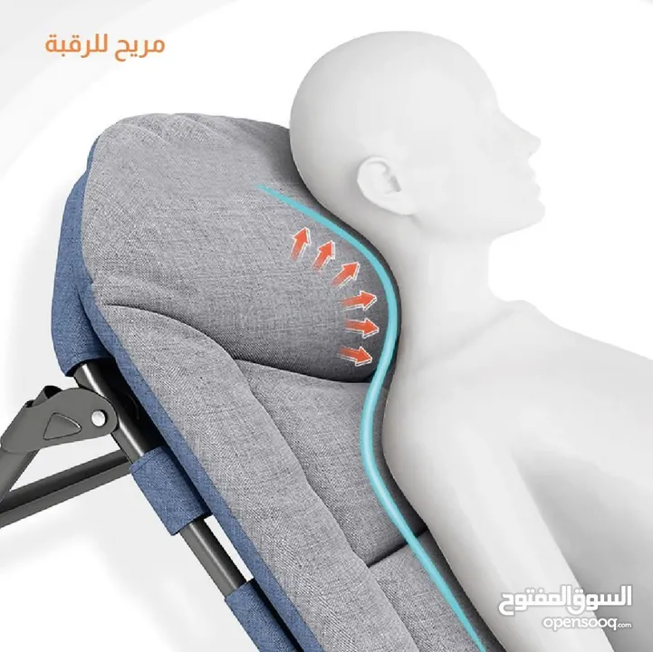 مقعد قابل للطي، مريح بشكل مش طبيعي! مناسب للمكتب، البيت أو حتى البلكونة