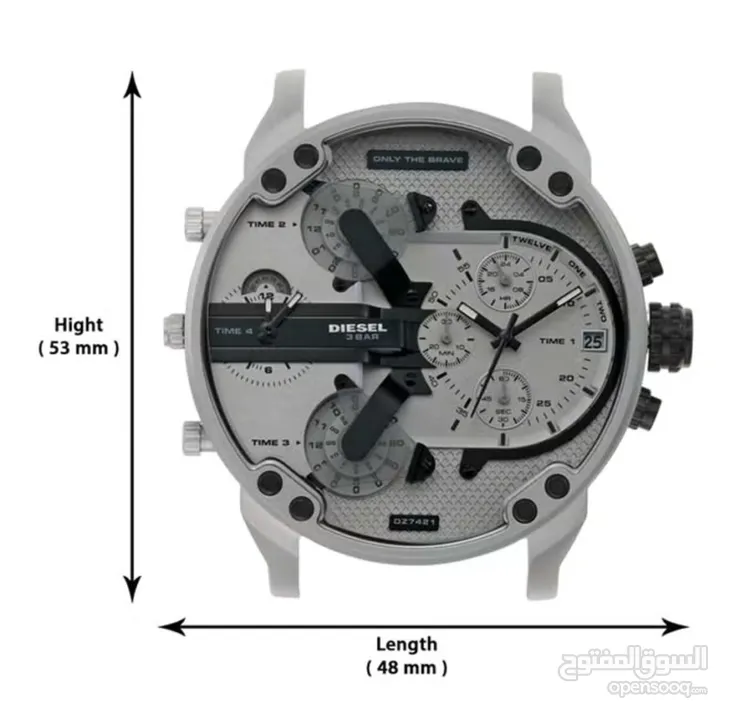 Diesel Stainless Steel Chronograph Wrist Watch DZ7421