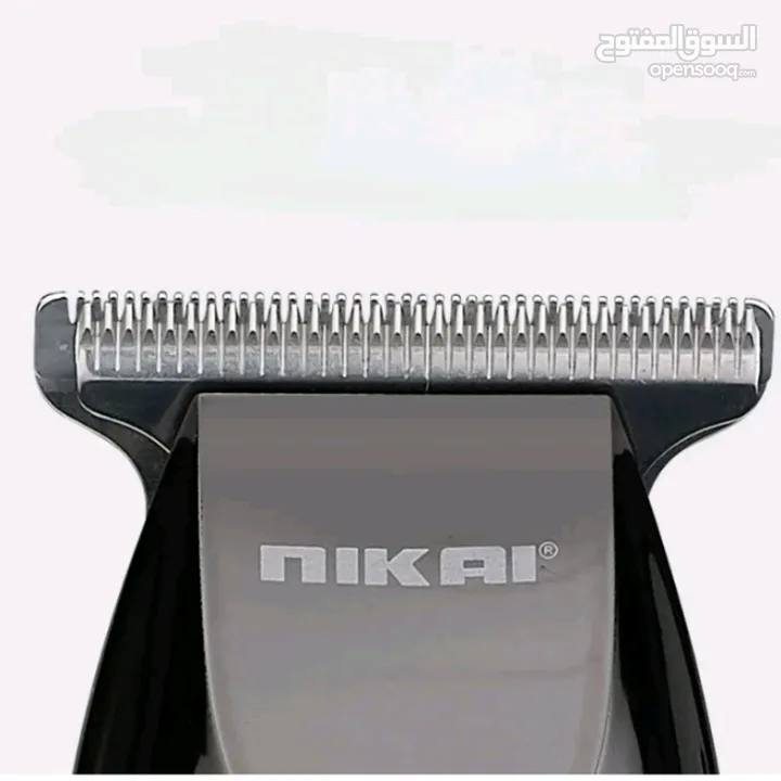 ماكينة تشذيب الشعر الاحترافية من نيكاي، لاسلكية قابلة لإعادة الشحن عبر USB