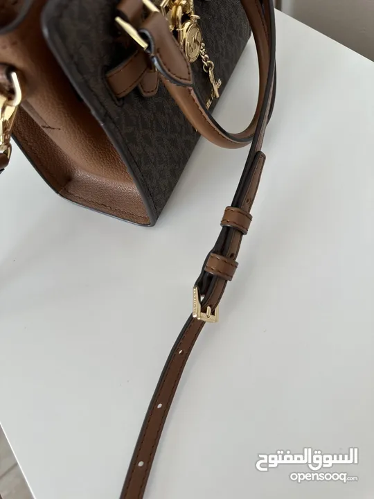 Original michael kors hamilton extra small logo satchel bag شنطة مايكل كورس