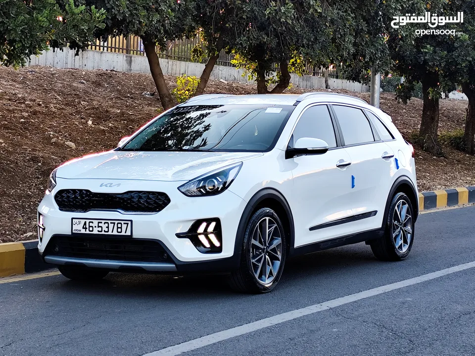 كيا نيرو 2022 KIA NIRO HYBRID جمرك جديد وارد كوري فحص كامل بحالة الوكالة