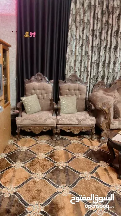 مجلس كنب خشب