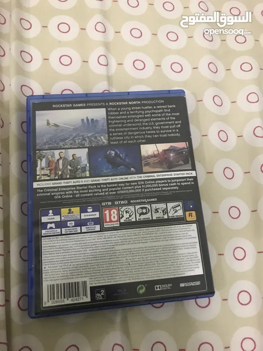 Used once premium edition GTA 5 ps4