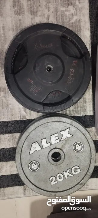 20kg ta sports and alex وزن