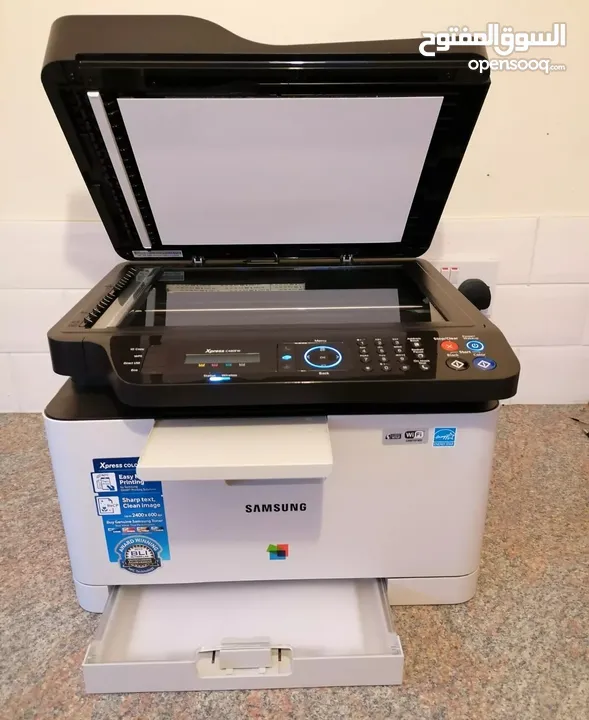طابعة ليزر ملونة مع سكانر  Samsung Color Laser Multifunction Printer WIFI