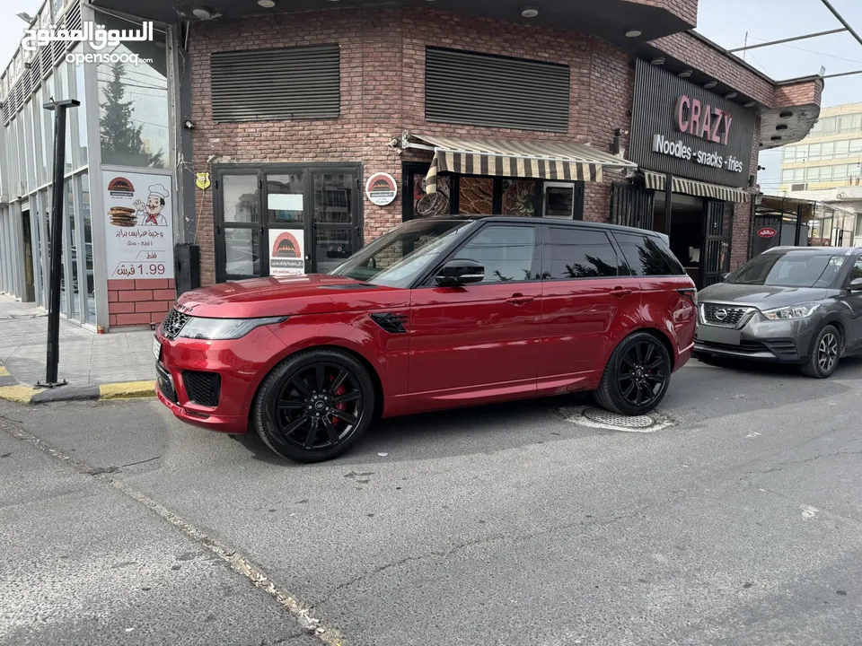 Range Rover Sport (( 2022 )) P400e Plug In ، وارد الماني ، جمرك اليوم ، فحص كامل 7 جيد