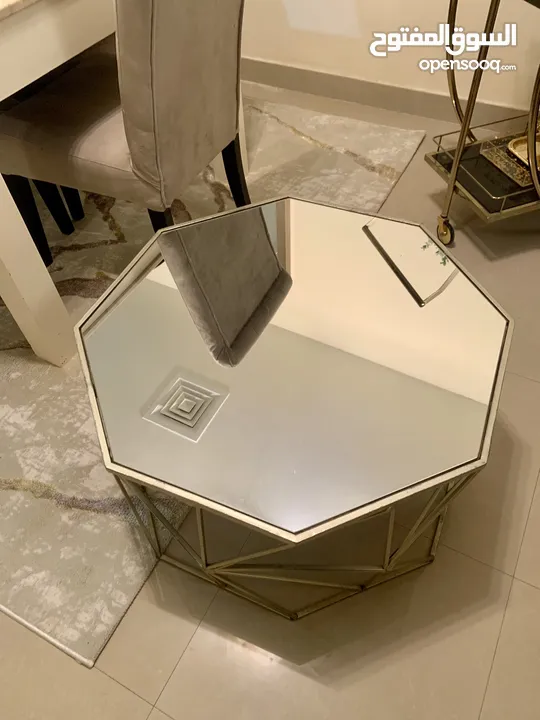 2 mirror coffee tables