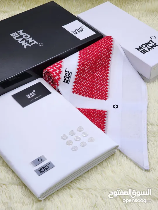 عرض خاص اطقم جديده اصدارات 2025 قماش مع الشماغ كارتير مونت بلانك اقنر جفنشي ملكي خاص مع المرفقات.