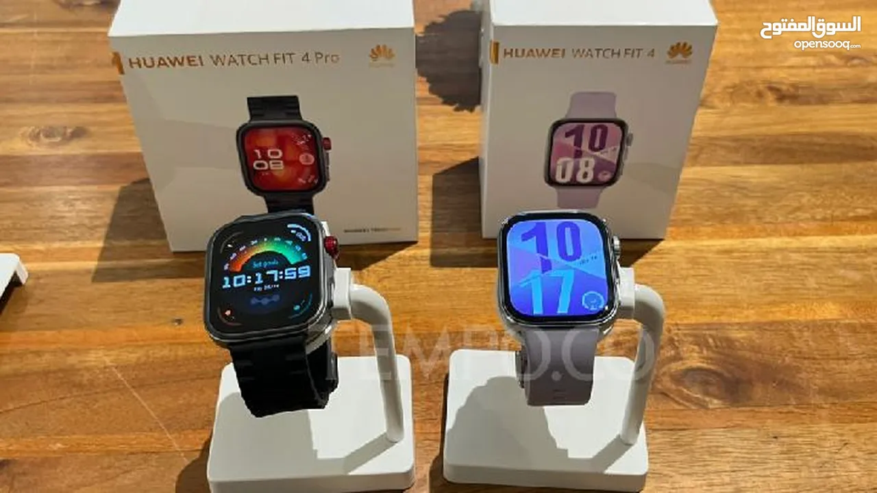 ساعة Huawei Fit 4 وHuawei Fit 4 Pro  مع هدية مميزة   أناقة وتكنولوجيا بانتظارك!
