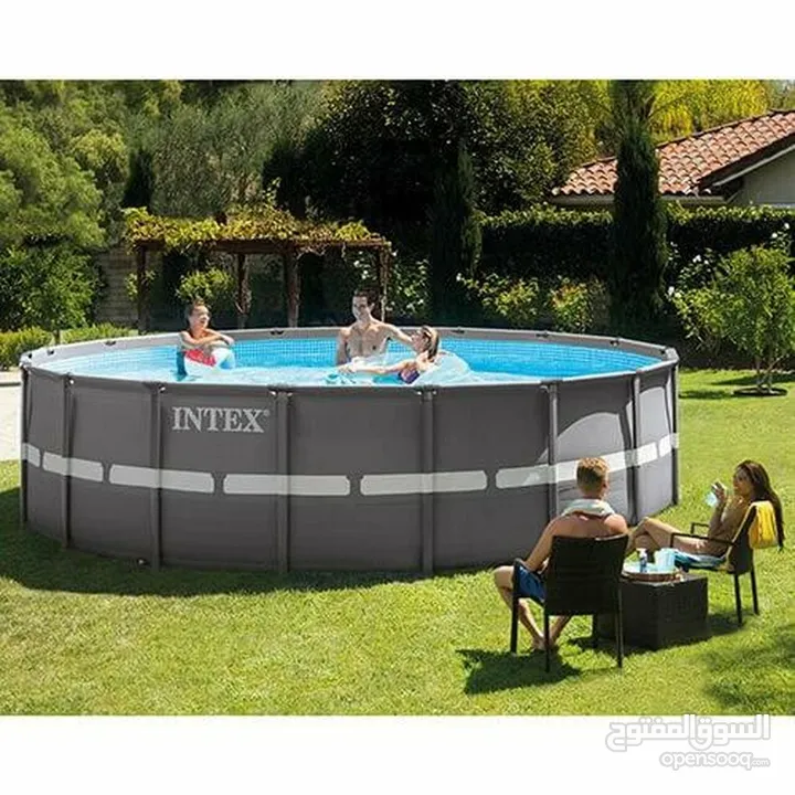 اكبر عرض وتحطيم للاسعار على مسبح انتكس INTEX SWIMMING Pool  بققطر 610سم وعمق رهيب 132سم