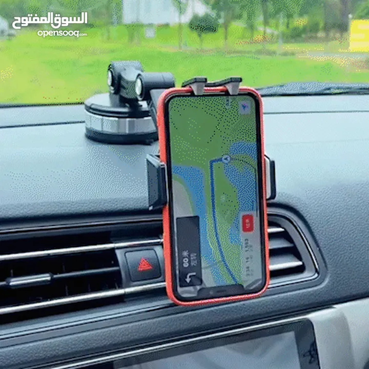 حامل هاتف للسيارة مساعد جيد للسائق لثباته وحركة دوران