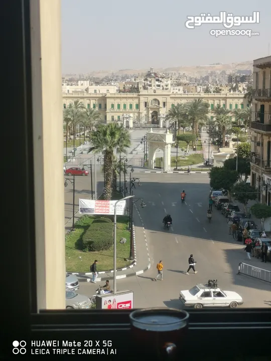 شقه في أرقى مكان في وسط البلد فيو قصر عابدين وشارع التحرير وشارع شريف