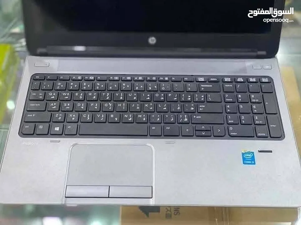 Hp i5 رام 8 ssd 256 شاشة حجم 15.6  جهاز نخب ومعدني وسريع جدا وبسعر حرق ومنافس