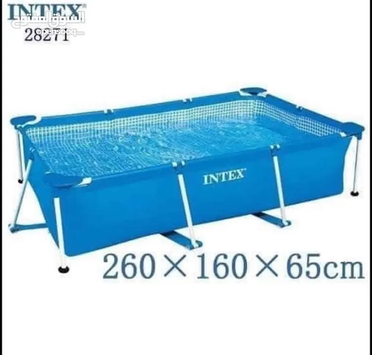 العرض الاكبر والاقوى في السوق على مسبح INTEX الأمريكي بطول 2.6متر وهدية خاصة غطاء علوي وسعر حرق شامل