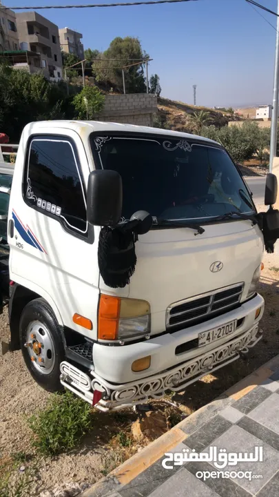 هونداي مايتي 2002 مرخص لغايه 3/2026 نتك سياره فحص متور مستوبيشي 33 عريض فحص و قير دوب بككس سهلي جبلي