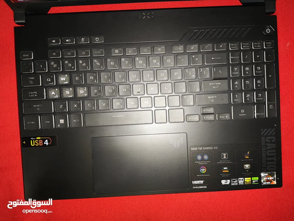 لابتوب Asus TUF GAMING A15 ب 32جيجا رام ومساحة1تيرا وكارت شاشة 4050rtx  استكشاف سوق الجمعة : https:/