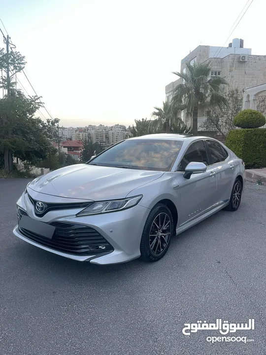 تويوتا كامري موديل 2019 فحص كامل 7 جيد فل مع فتحة بحالة الوكالة
