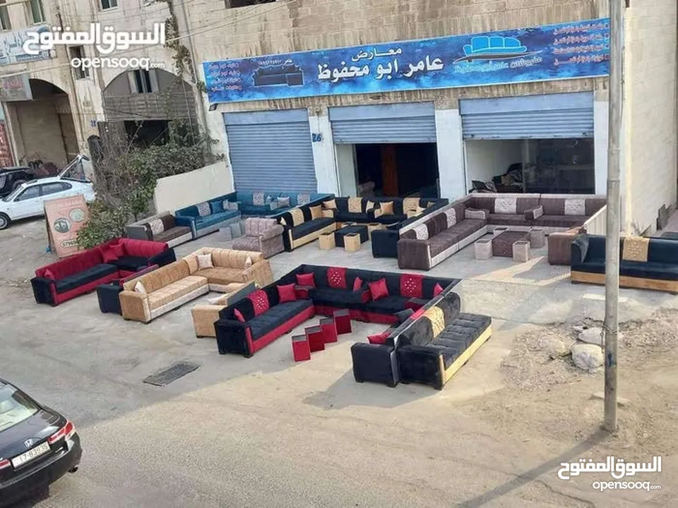 أقوا العروض جلسات خليجية أحدث الموديلات 17 مقعد مع طقم طربيزاط + مراكي + مخدات