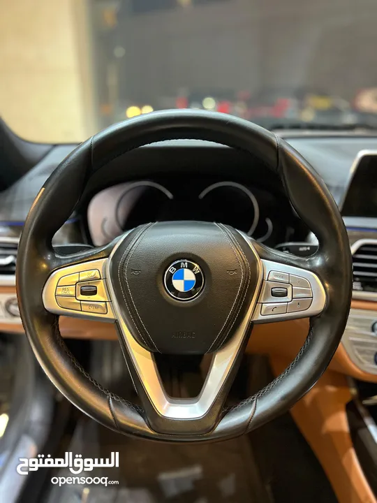 BMW 740Le 2017 وارد شركه ابو خضر مالك اول فل كامل اعلى تصنيف فحص كامل بحاله الوكاله