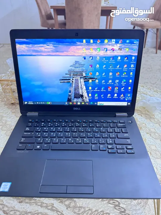 لابتوب Dell Latitude E7470 جهاز من فئة رجال الأعمال بحالة الوكالة