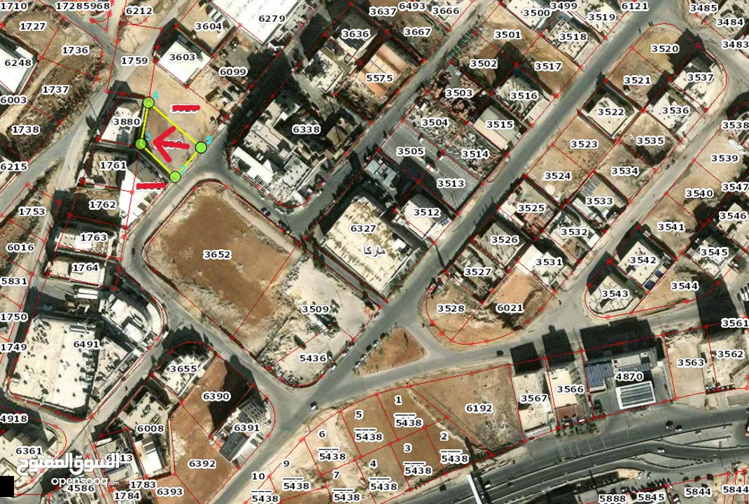 قطعة ارض للبيع شرق عمان ماركا ارض صناعات خفيفة