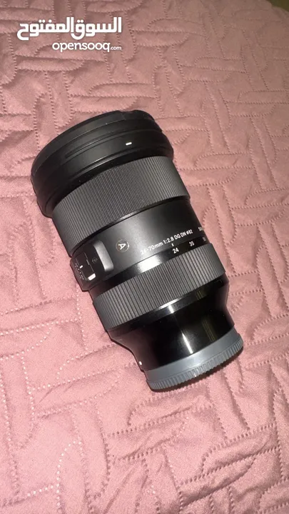 عدسة Sigma 24-70mm f/2.8 DG DN Art لسوني – حالة ممتازة