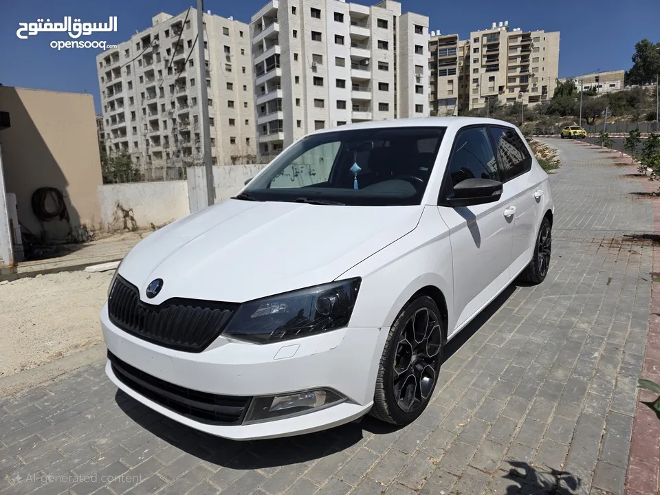 سكودا فابيا اوتومات بنزين ماتور 1200 تيربو ترخيص 2017