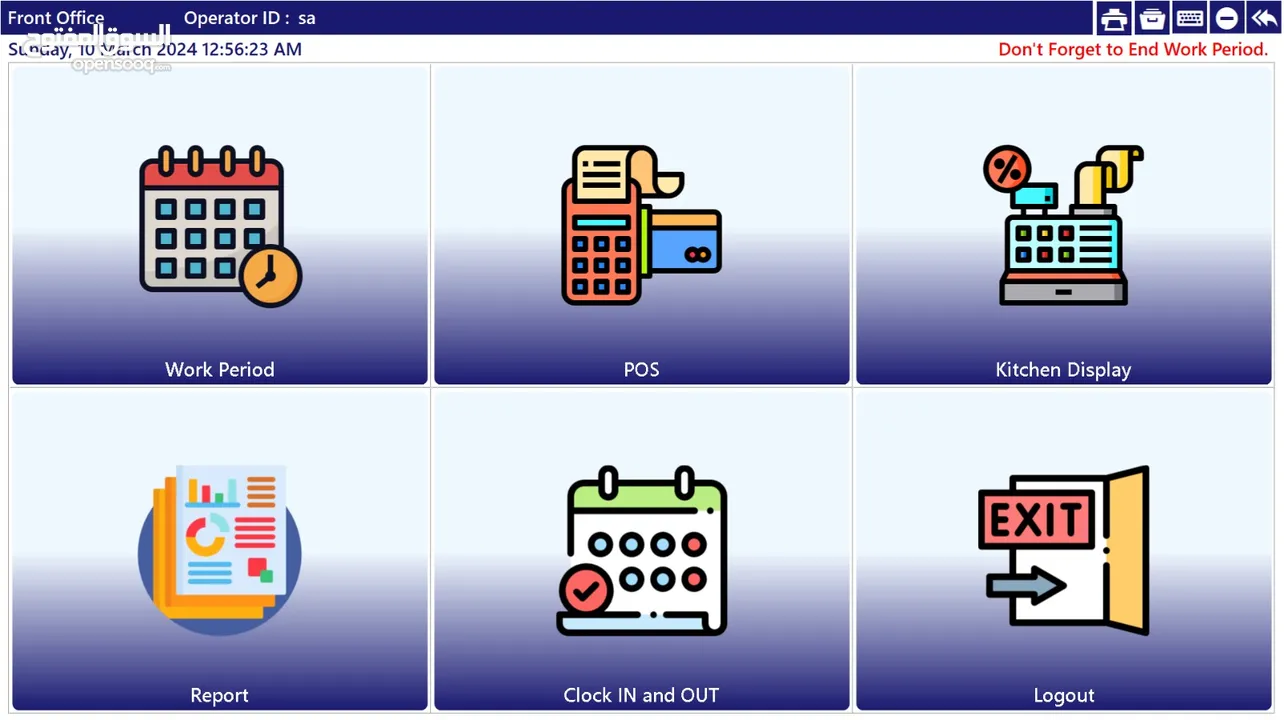 ALFAN POS SYSTEMS for Restaurant with Updated ZATCA QR code. Full Inventory Software