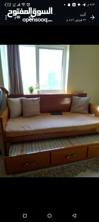 سريرين 2×4 يصلح لغرف الاطفال او غرفة الضيوف
