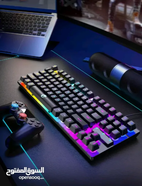 "عيش تجربة اللعب الكاملة مع كيبورد RGB بإضاءة متغيرة وتحكم كامل"