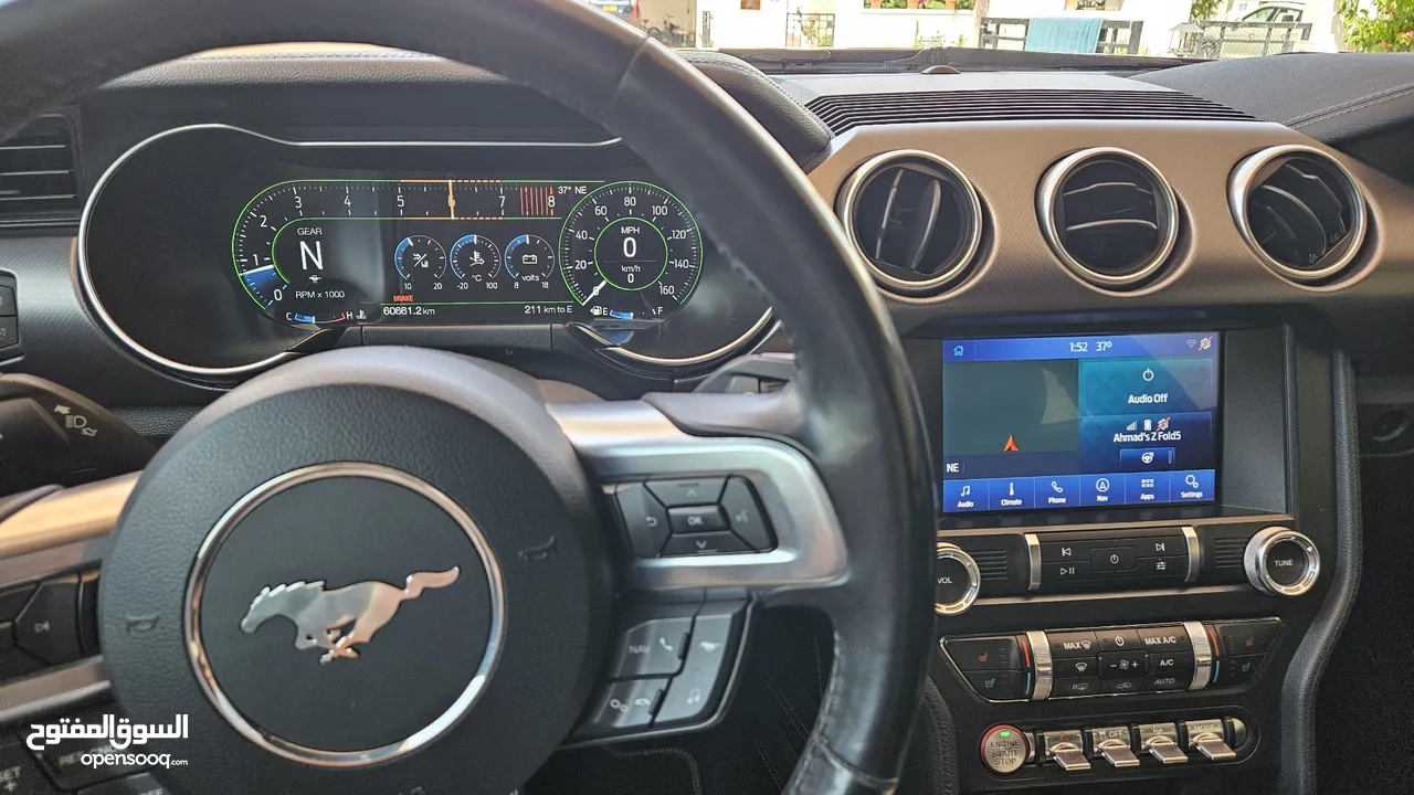 2019 Ford Mustang GT 5.0 very good condition  2019 موستنج جي تي جير عادي عداد ديجيتال