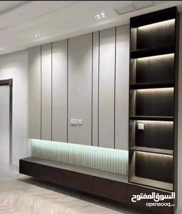 ورق جدران والشيبورد باركيه وفاير بليس والقرميد جبسن بورد وبديل الرخام وبديل الخشب وبديل الحجر بانوها